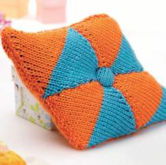 Stashbuster Diamond Pincushion Knitting Pattern