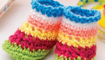 Easy Baby Shoes Crochet Pattern