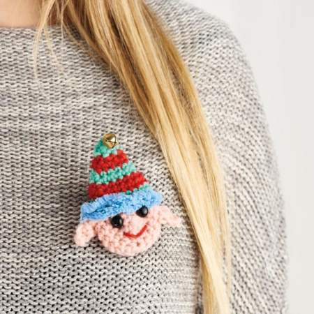 Festive Brooches crochet Pattern