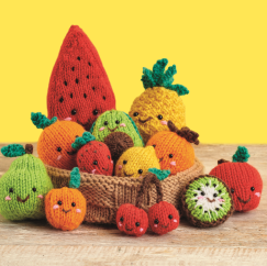 Play Fruits with Faces Knitting Pattern Knitting Pattern