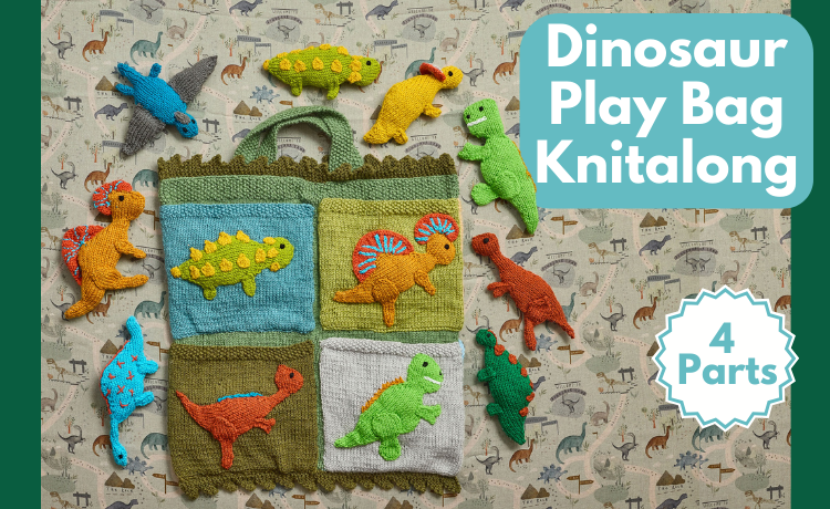 Dinosaur Play Bag Knitalong