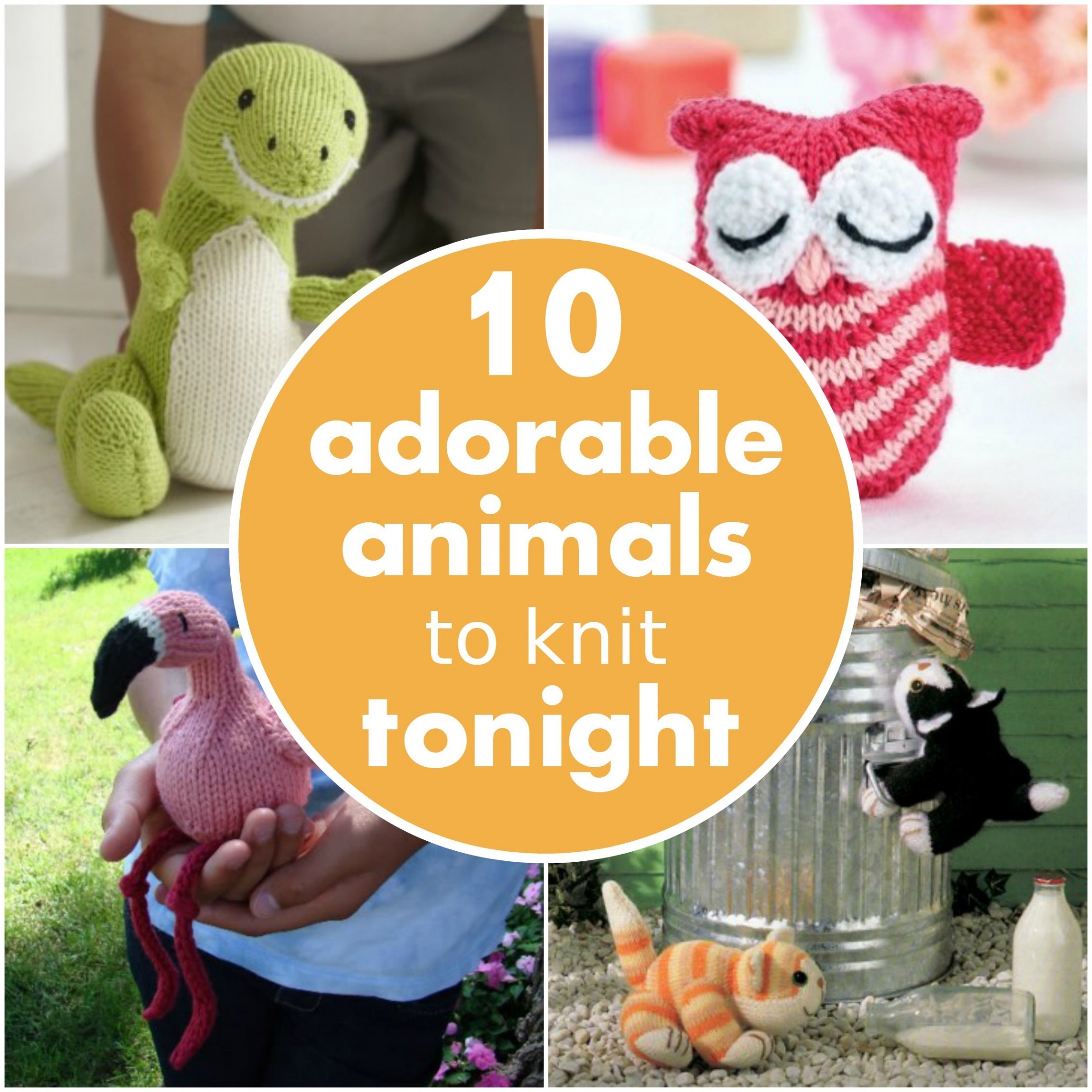 10 adorable animals to knit tonight | Blog | Let\'s Knit Magazine