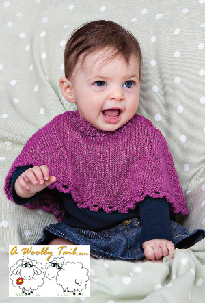 Pretty Baby Poncho | Knitting Patterns | Let's Knit Magazine