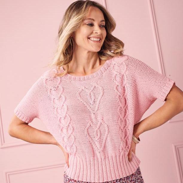 Cable Hearts Top 