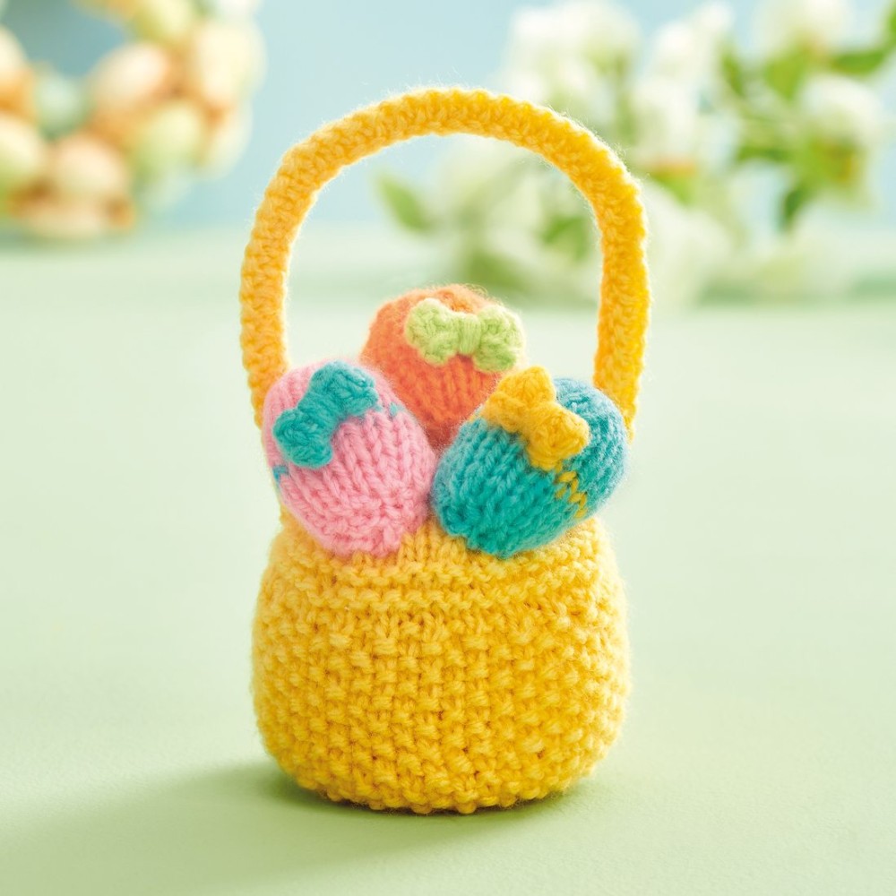 Knitted Easter Basket Chocolate Orange Cover | Knitting Patterns | Let ...