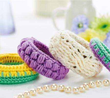 Crochet bangles deals