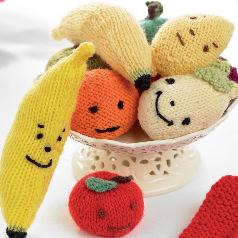 Fruit Play Set | Knitting Patterns | Let's Knit Magazine