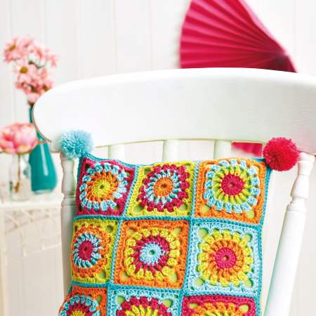 Square cushion hotsell cover pattern