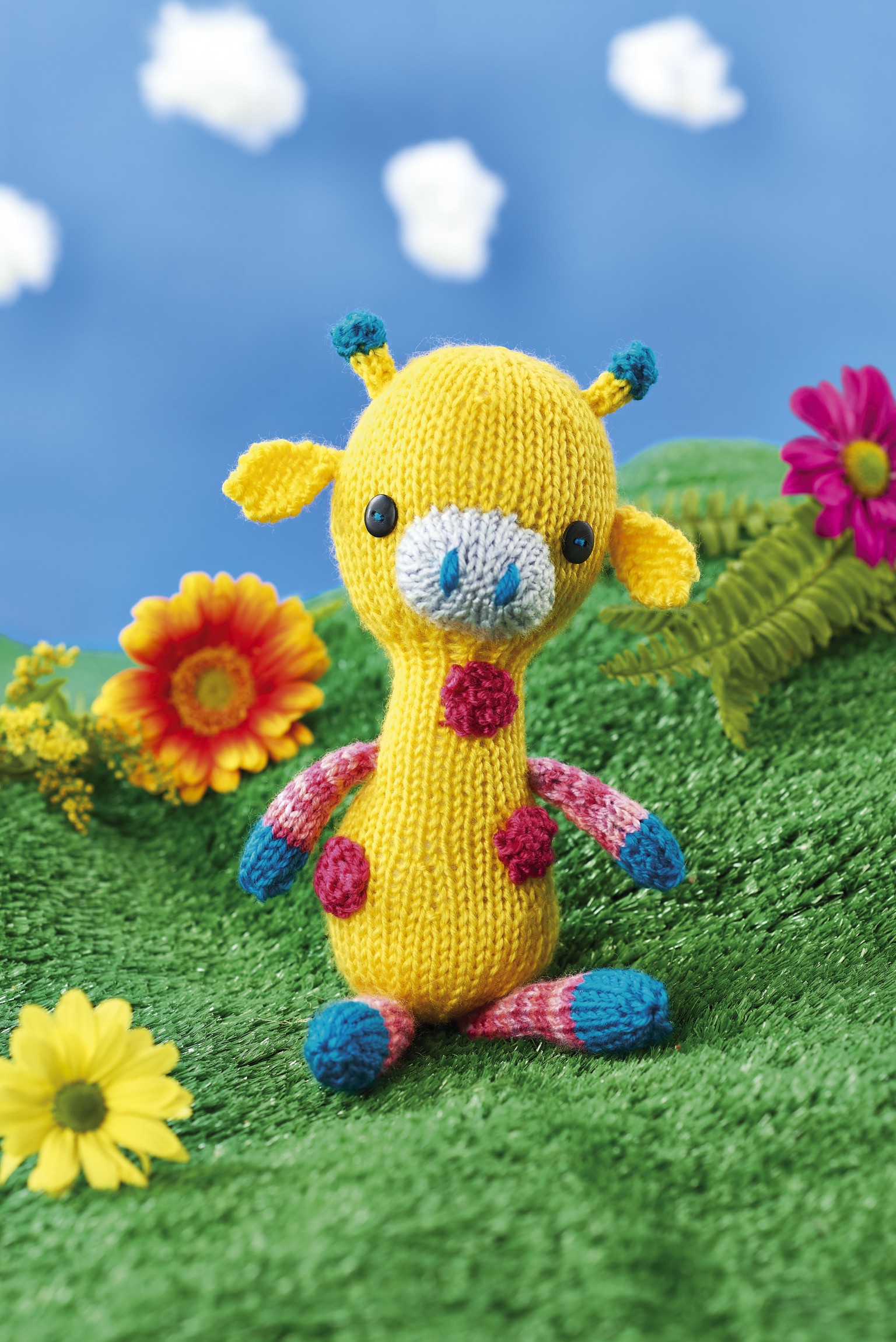 Giraffe Toy Knitting Patterns Let's Knit Magazine