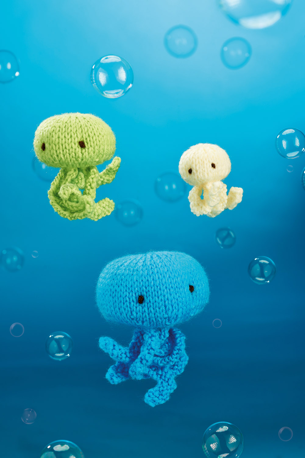 Jellyfish Trio Knitting Patterns Let's Knit Magazine