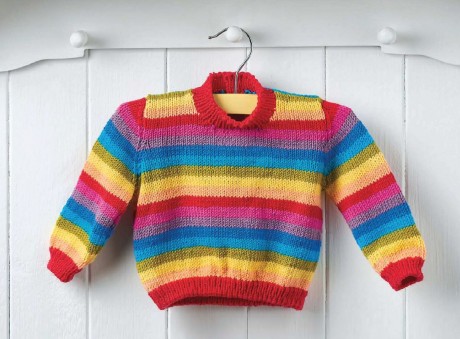 Easy Stripy Baby Set | Knitting Patterns | Let's Knit Magazine