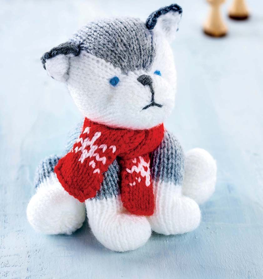 husky plush pattern