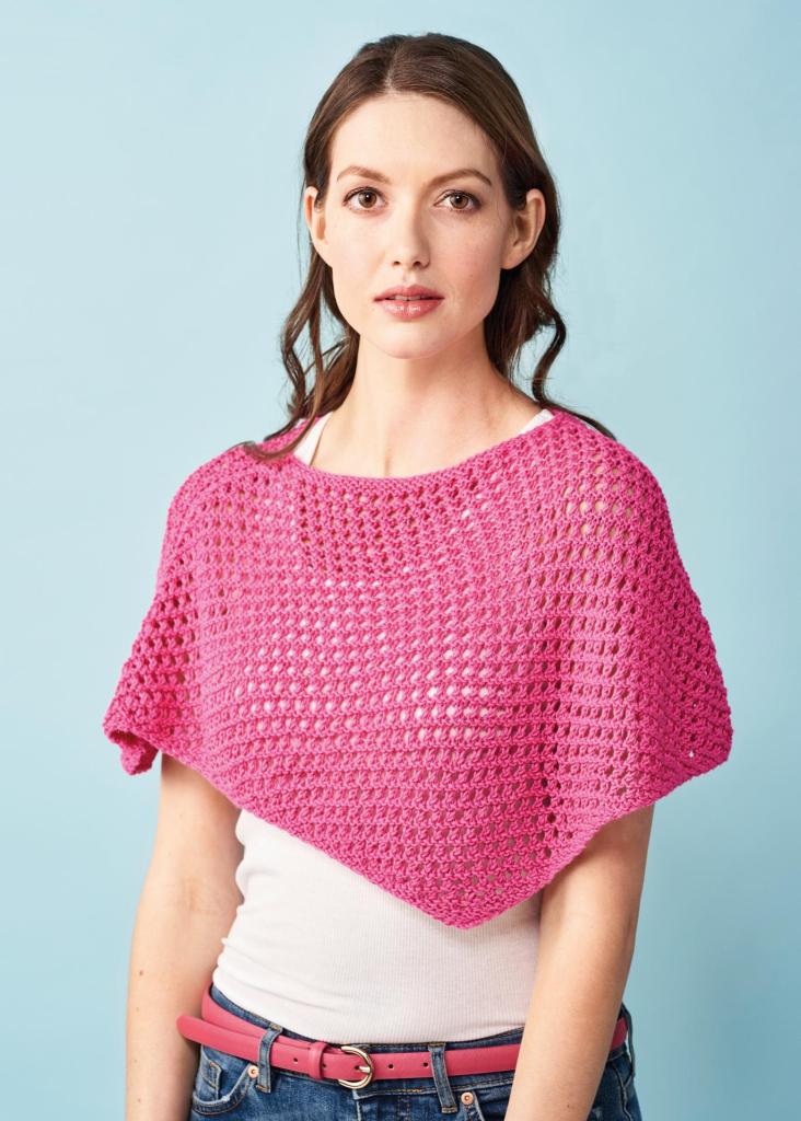 Learn To Knit A Lace Summer Poncho | Knitting Patterns | Let's Knit ...