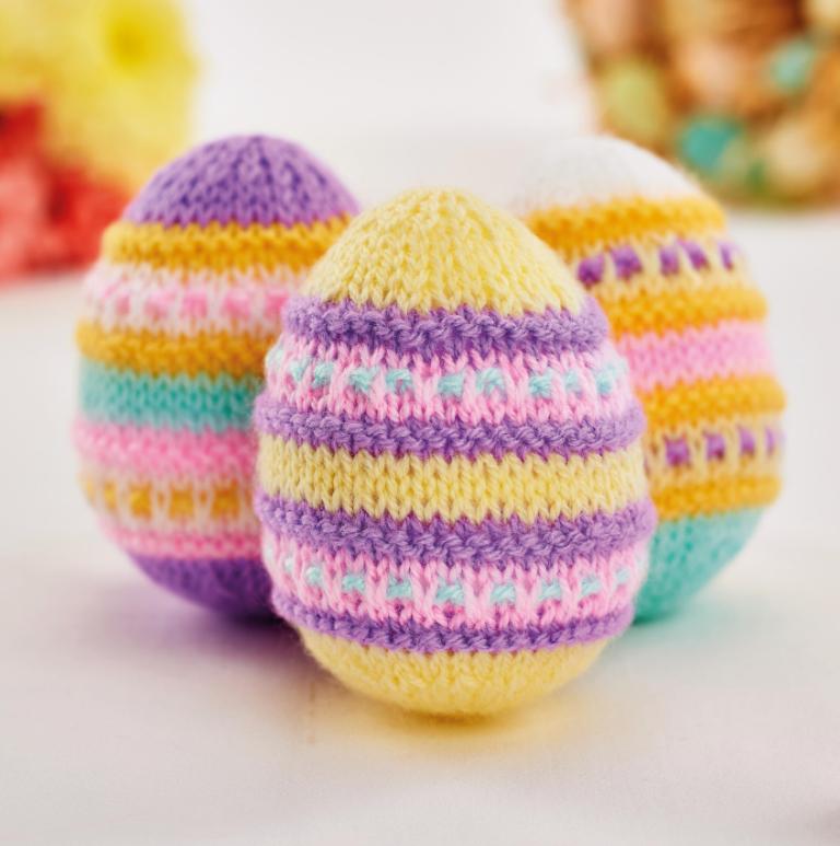Quick Easter Eggs Knitting Patterns Let's Knit Magazine