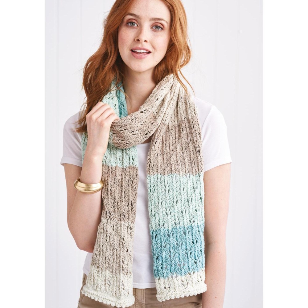 Simple Lace Scarf Knitting Patterns Lets Knit Magazine 8555