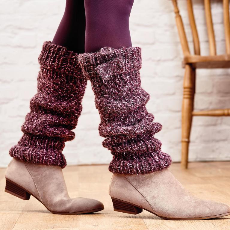 Slouchy Legwarmers Knitting Patterns Let S Knit Magazine