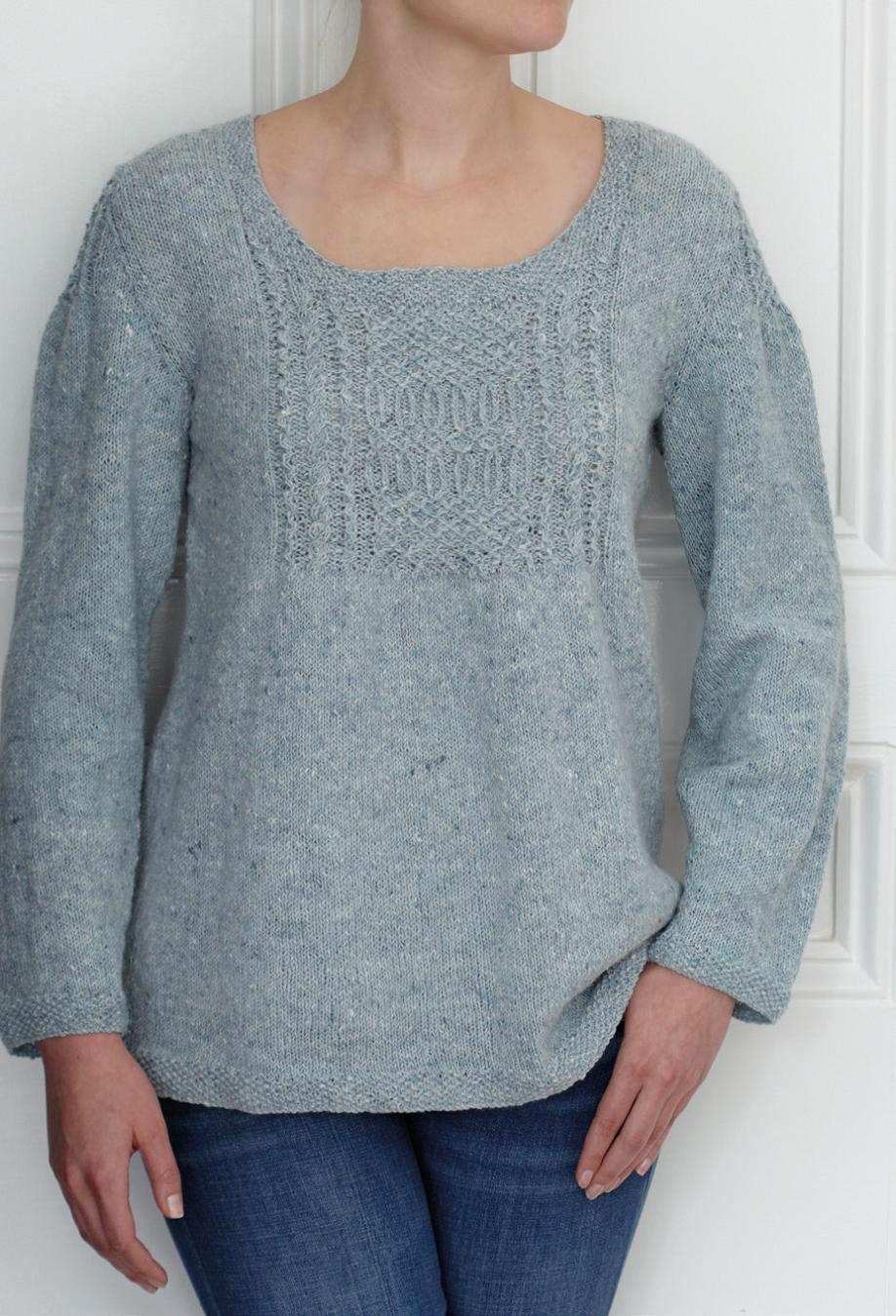 Smock Top | Knitting Patterns | Let's Knit Magazine