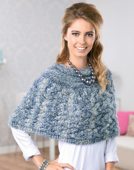 Cabled Capelet | Knitting Patterns | Let's Knit Magazine