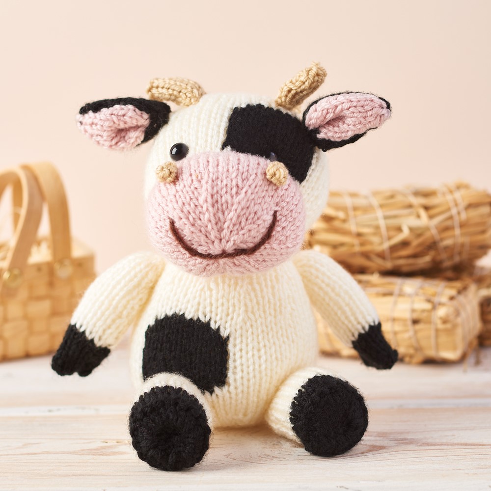 Knit Daisy the Cow | Knitting Patterns | Let's Knit Magazine