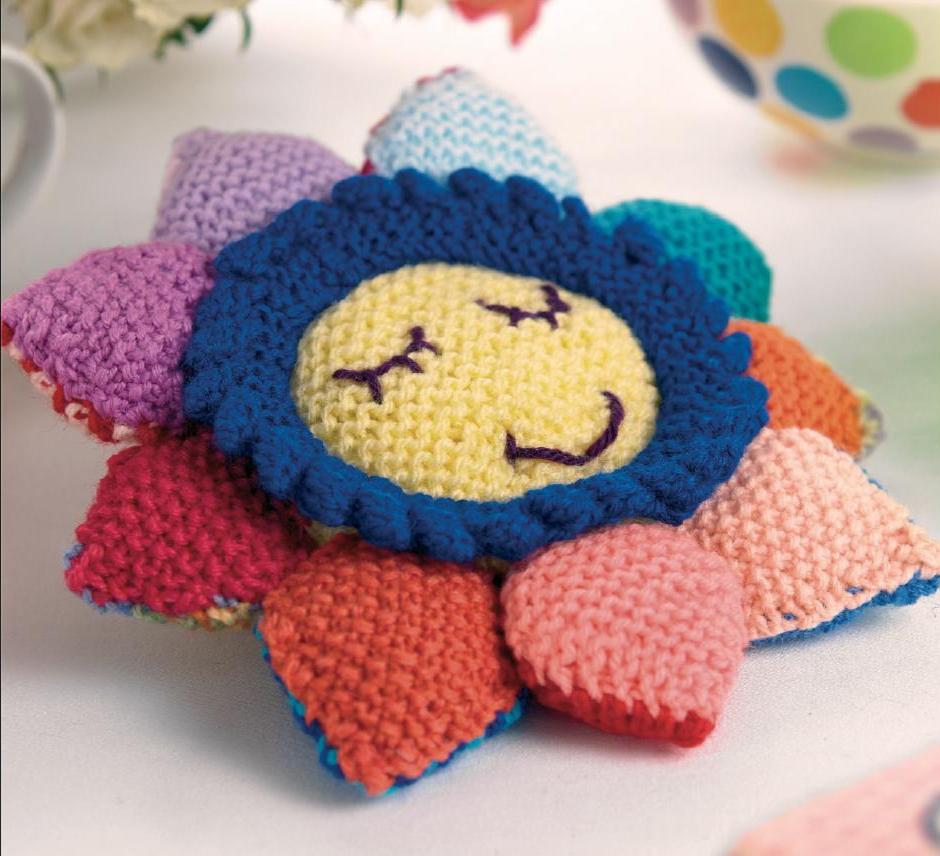 Flower Baby Toy | Knitting Patterns | Let's Knit Magazine