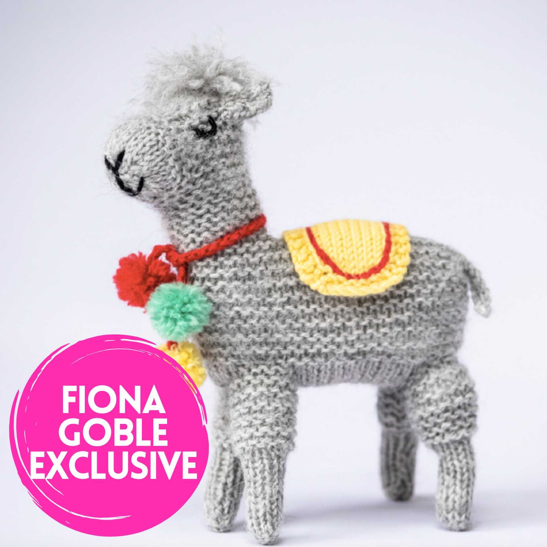 Fiona Goble Exclusive Knitted Llama Knitting Patterns Let's Knit