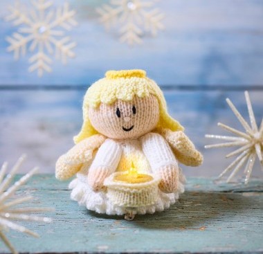 Christmas Angel Chocolate Orange Cover | Knitting Patterns | Let's Knit ...