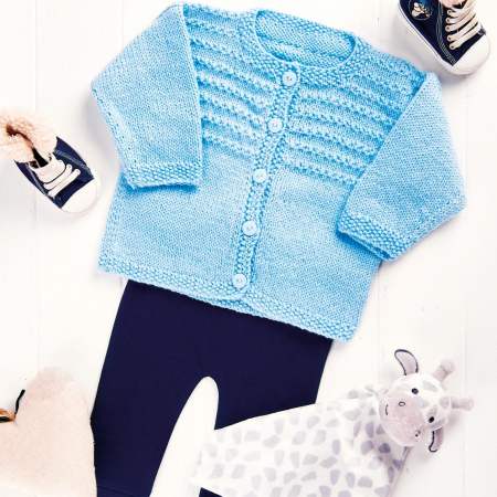 Beginners’ Baby Cardigan | Knitting Patterns | Let's Knit Magazine