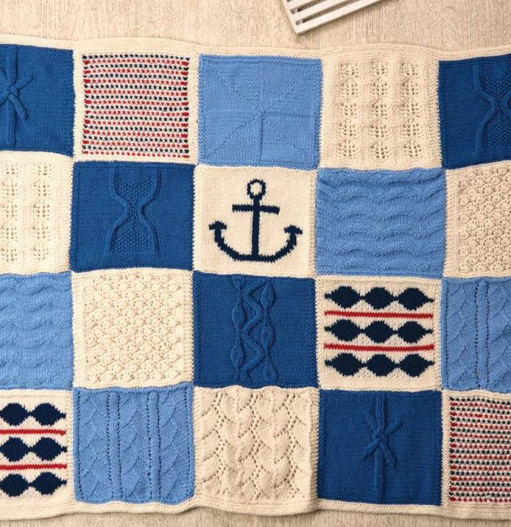 Nicely Nautical Knitalong Blanket Part Six Knitalongs Let's Knit