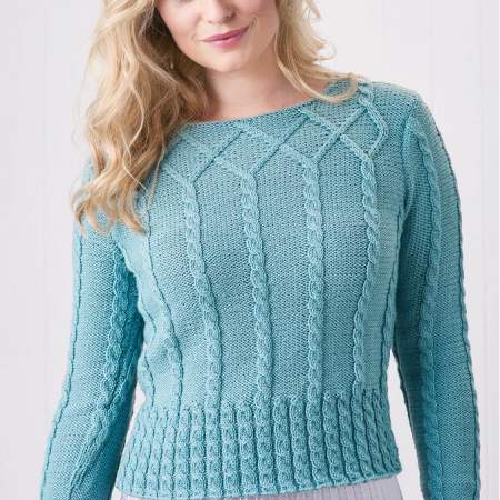 Cable Jumper Knitting Patterns Let S Knit Magazine