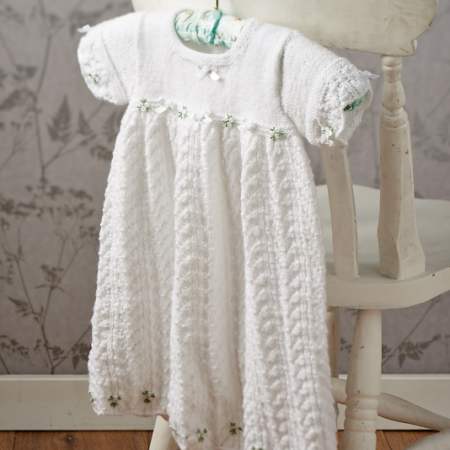 knitting patterns for christening gowns