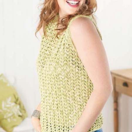 Lacy vest | Knitting Patterns | Let's Knit Magazine