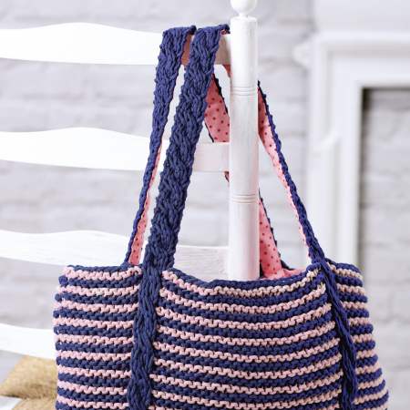 How To Knit a Cable Bag | Knitting Patterns | Let's Knit Magazine