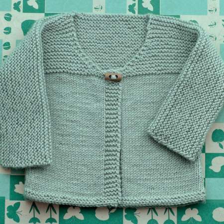 Newborn Baby Jacket | Knitting Patterns | Let's Knit Magazine