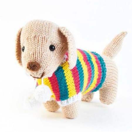 Sweet Sausage Dog | Knitting Patterns | Let's Knit Magazine