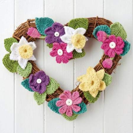 Spring Wreath Knitting Patterns Let S Knit Magazine