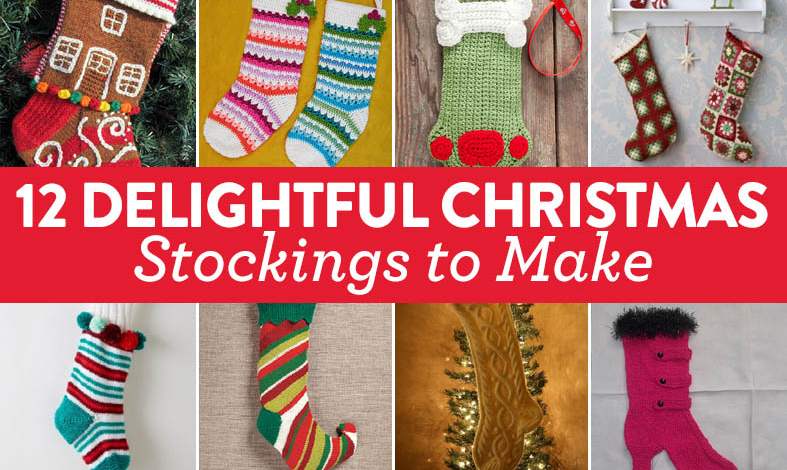 Download 12 Delightful Christmas Stockings To Make Blog Let S Knit Magazine PSD Mockup Templates