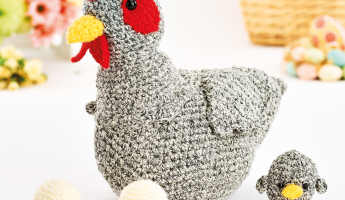 Crochet Chicken and Chicks