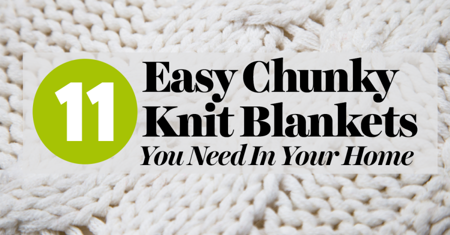 How to Hand Knit a Blanket /Throw, Easy Pattern