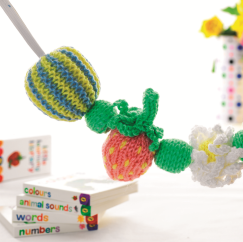 Baby Pram Mobile Toy Knitting Pattern Knitting Pattern