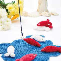 Children’s Fishing Game Toy Pattern Knitting Pattern