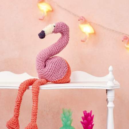 Fancy Flamingo, Knitting Patterns