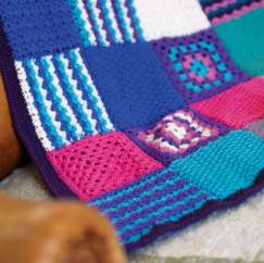 Easy Knit and Crochet Blanket Make-along: Part Two - Knitting Pattern