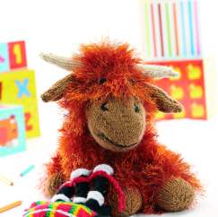 MacTavish Highland Cow Knitting Pattern - Knitting Pattern