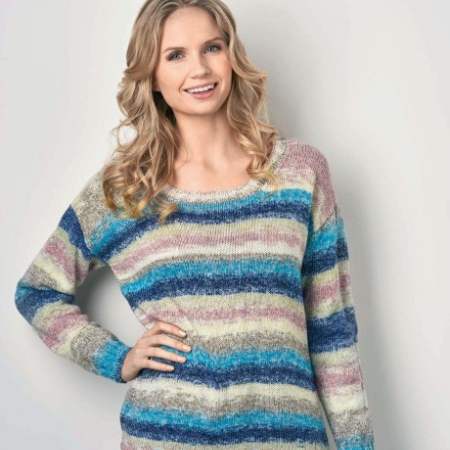 Essential Slouchy Sweater | Knitting Patterns | Let's Knit Magazine
