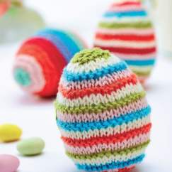 Stripy Easter Egg Knitting Pattern - Knitting Pattern