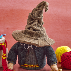 Wizard Hat Storage Pot Knitting Pattern