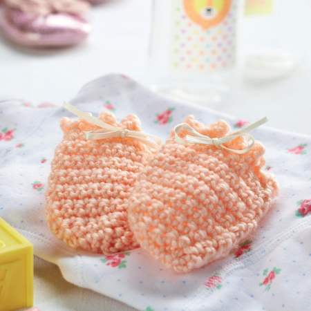 Crochet Newborn Baby Mittens crochet Pattern